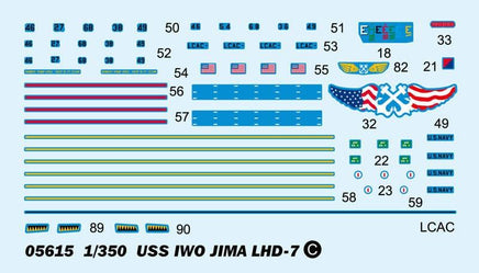 1/350 Trumpeter USS Iwo Jima LHD-7 05615 - MPM Hobbies