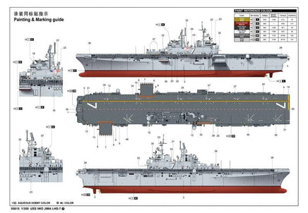 1/350 Trumpeter USS Iwo Jima LHD-7 05615 - MPM Hobbies