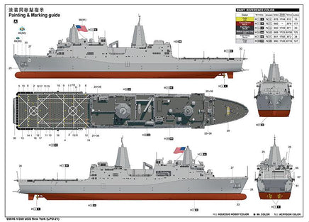 1/350 Trumpeter USS New York (LPD-21) 05616 - MPM Hobbies