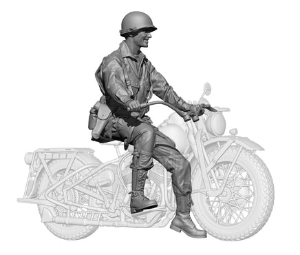 1-16 H3 Model WWII US para "Ironhorse rider" not Inclde Bike 16108