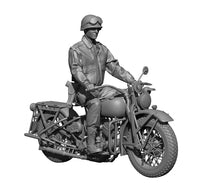 1/16 H3 Model WWII US para "American rider" Inclde Bike 16109