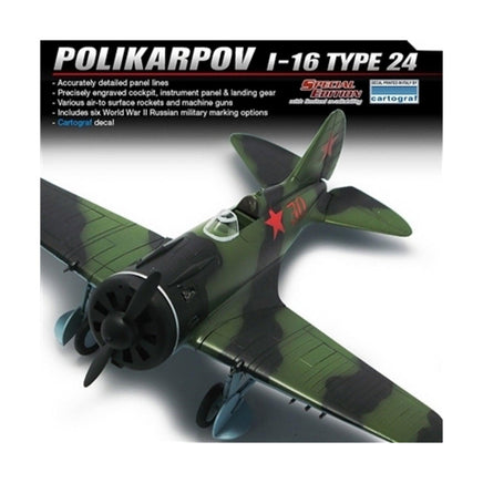 1/48 Academy Polikarpov I-16 Type 24 LE 12314 - MPM Hobbies