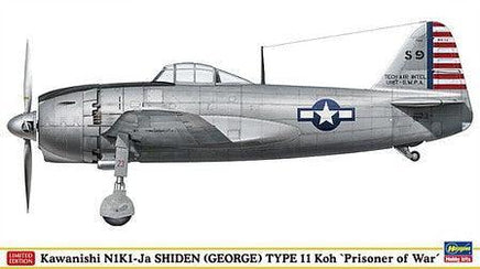 1/48 Hasegawa Kawanishi N1K1-Ja Shiden (George) Type 11 POW 52247 - MPM Hobbies