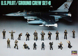 1/48 Hasegawa U.S. Pilot/Ground Crew Set B 36005 - MPM Hobbies