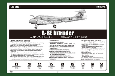 1/48 Hobby Boss A-6E Intruder 81709 - MPM Hobbies