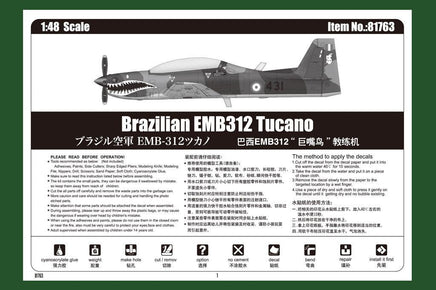 1/48 Hobby Boss Brazilian EMB312 Tucano 81763 - MPM Hobbies