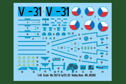 1/48 Hobby Boss Me 262 B-1a/CS-92 80380 - MPM Hobbies