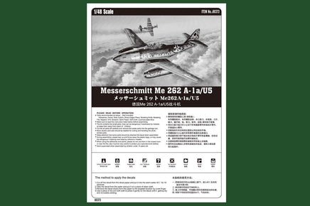 1/48 Hobby Boss Messerschmitt Me 262 A-1a/U5 80373 - MPM Hobbies
