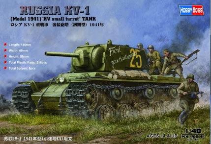 1/48 Hobby Boss Russian KV-1 (model 1941) KV small turret tank 84810 - MPM Hobbies