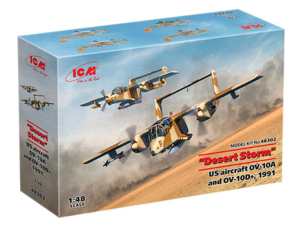 1/48 ICM ‘Desert Storm’ US Aircraft OV-10A and Ov-10D+, 1991 - 48302 - MPM Hobbies