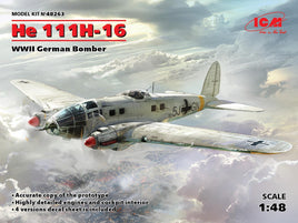 1/48 ICM He 111H-16 WWII German Bomber 48263 - MPM Hobbies