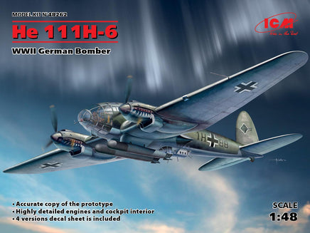 1/48 ICM WWII German Bomber He 111H-6 48262 - MPM Hobbies