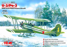 1/48 ICM WWII Soviet Multi-Purpose Aircraft - U-2/Po-2 48251 - MPM Hobbies