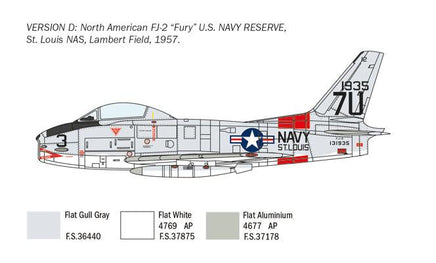 1/48 Italeri North American FJ-2/3 Fury 2811 - MPM Hobbies