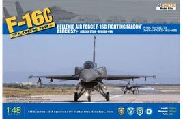 1/48 Kinetic F-16C HAF 52+ W/ CFT / 600 GAL TANK 48028 - MPM Hobbies