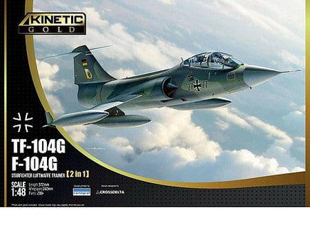1/48 Kinetic TF-104G F-104G Luftwaffe Starfighter 48089 - MPM Hobbies