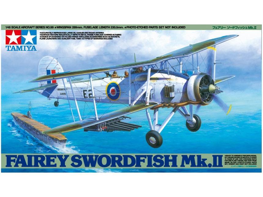TAMIYA 61099 Fairey Swordfish MK.II Flugzeug Bausatz 1:48