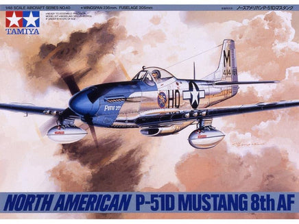 1/48 Tamiya North American P-51D Mustang 8th Air Force 61040 - MPM Hobbies