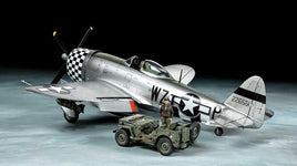 1/48 Tamiya P-47D Thunderbolt Bubbletop w/1/4-Ton 4x4 Light Vehicle 25214 - MPM Hobbies
