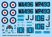 1/48 Trumpeter Supermarine Attacker F.1 Fighter 02866 - MPM Hobbies