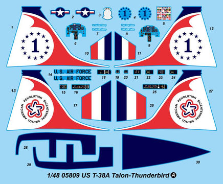 1/48 Trumpeter T-38A Talon - Thunderbird 05809 - MPM Hobbies
