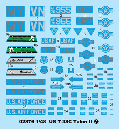 1/48 Trumpeter U.S. T-38C Talon II 02876 - MPM Hobbies
