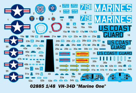 1/48 Trumpeter VH-34D "Marine One" 02885 - MPM Hobbies