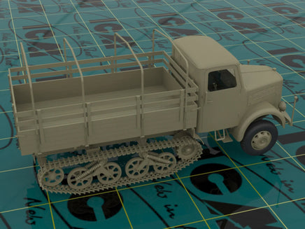 1/35 ICM KHD S3000/SS M Maultier - WWII German Semi-Tracked Truck 35453 - MPM Hobbies