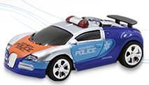 1/58 IMEX R/C Police Car Silver + Blue 2.4G 2006SB - MPM Hobbies