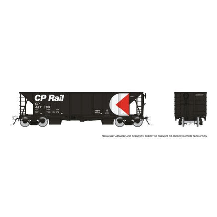 HO Rapido NSC Ballast Car: CP Rail: 6-Pack #2