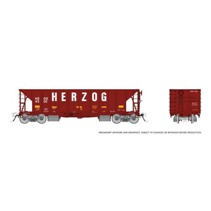 HO Rapido NSC Ballast Car: Herzog Late: Single Car