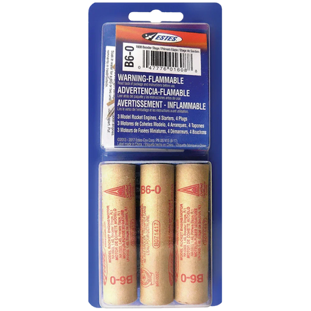 Estes Rockets B6-0 Engines - MPM Hobbies