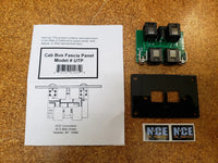 NCE UTP Panel, cab bus fascia panel w/RJ12 plugs - MPM Hobbies