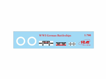 1/700 ICM “Groβer Kurfürst” - WWI German Battleship (Full Hull & Waterline) S015 - MPM Hobbies