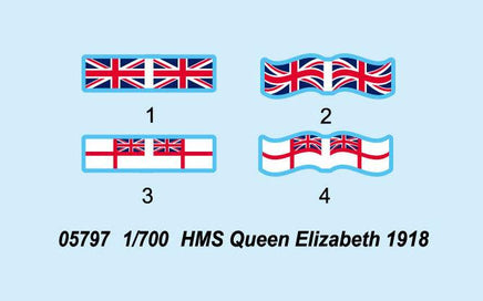 1/700 Trumpeter HMS Queen Elizabeth 1918 05797 - MPM Hobbies