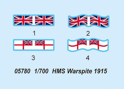 1/700 Trumpeter HMS Warspite 1915 05780 - MPM Hobbies