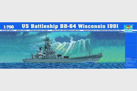 1/700 Trumpeter US Battleship BB-64 Wisconsin 1991 05706 - MPM Hobbies
