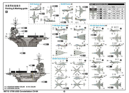 1/700 Trumpeter USS Constellation CV-64 06715 - MPM Hobbies