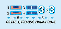 1/700 Trumpeter USS Hawaii CB-3 06740 - MPM Hobbies