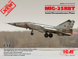 1/72 ICM Mig-25 RBT Soviet Reconnaissance Plane 72172 - MPM Hobbies