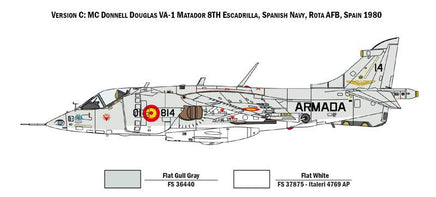 1/72 Italeri AV-8A Harrier 1410 - MPM Hobbies