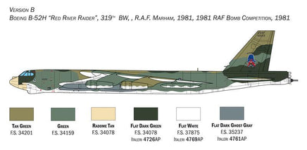 1/72 Italeri B-52H Stratofortress 1442 - MPM Hobbies