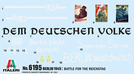 1/72 Italeri Battle For The Reichstag 1945 - Battle Set 6195 - MPM Hobbies