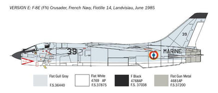 1/72 Italeri F-8E Crusader 1456 - MPM Hobbies