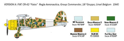 1/72 Italeri Fiat CR.42 Falco 1437 - MPM Hobbies