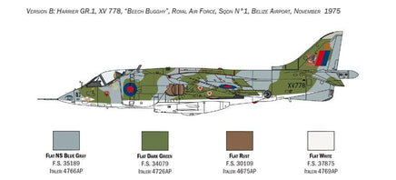 1/72 Italeri Harrier GR.1 Transatlantic Air Race 50th Ann. - 1435 - MPM Hobbies