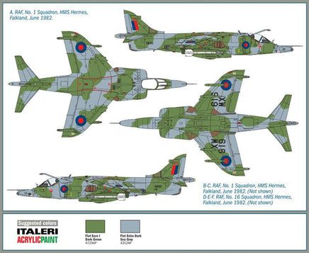 1/72 Italeri Harrier GR.3 - 1401 - MPM Hobbies