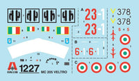 1/72 Italeri MC. 205 Veltro 1227 - MPM Hobbies
