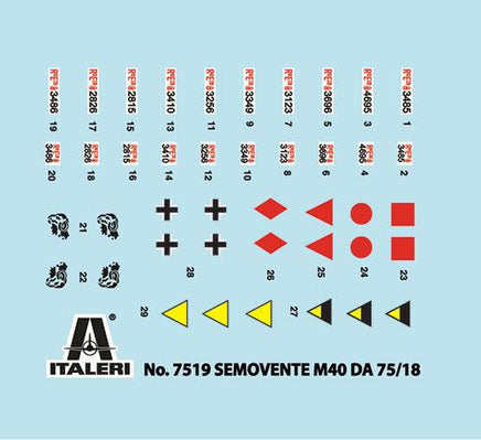 1/72 Italeri Semovente M40 da 75/18 7519 - MPM Hobbies