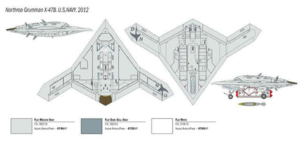 1/72 Italeri X-47B 1421 - MPM Hobbies